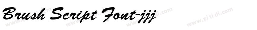 Brush Script Font字体转换